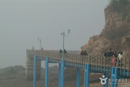 제부도 바닷길을 가르고 모세처럼 걷기