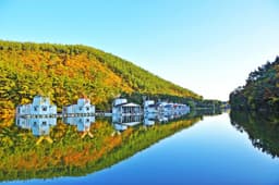 덕송지 수상 풍차 낚시터