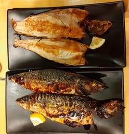 화덕위에 고등어