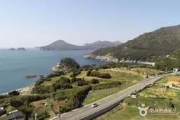 해금강해안도로, 클래식블루 톤의 유혹!