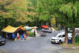 장태산 자연휴양림 캠핑장