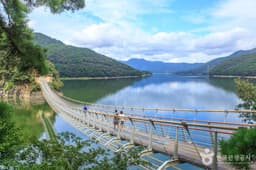 황금빛 출렁다리