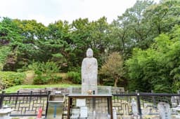 아산 평촌리 석조약사여래입상