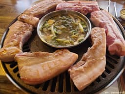 남여주배추된장국