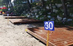 용화해수욕장 야영장