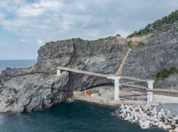 태하 해안산책로 및 대풍감 (울릉도, 독도 국가지질공원)