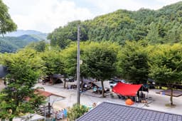 월성계곡 강가펜션캠핑장