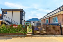 황매산 문워크 카라반 펜션 캠핑