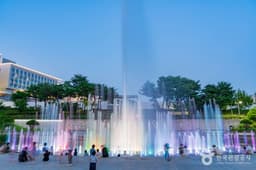 방축천 음악분수