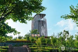 자라나는 숲(광진숲 나루 전망대)